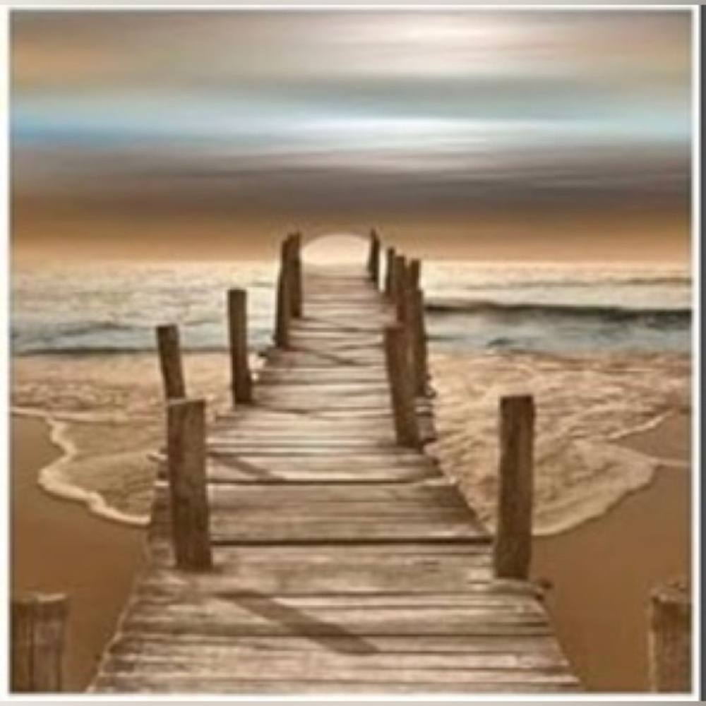 Wooden Pier Beach Diamond Painting